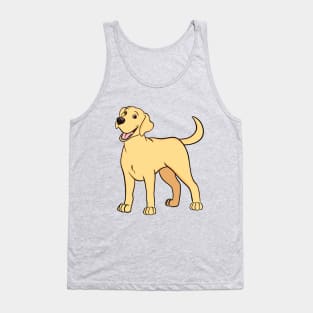 Happy Yellow Lab Tank Top